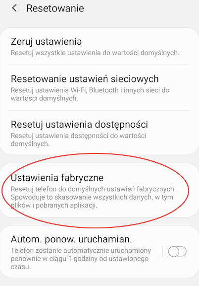 Jak przywrócić ustawienia systemowe?