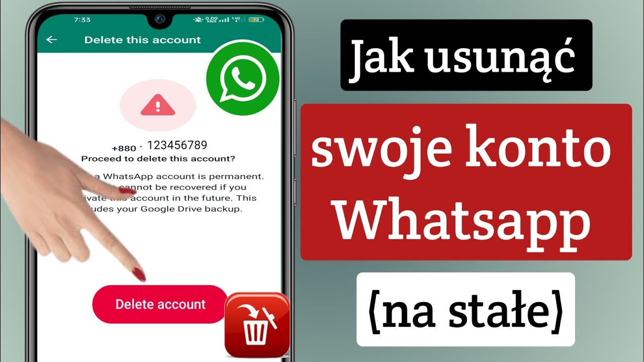 Jak trwałe usunąć WhatsApp?