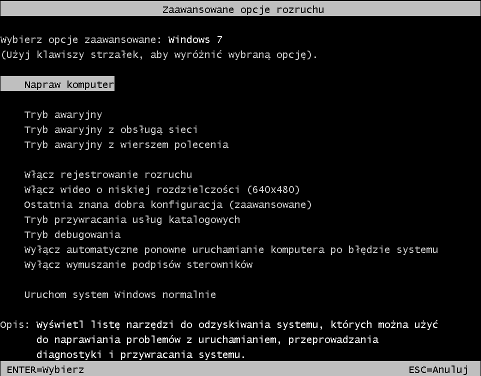 Jak uruchomić System Windows normalnie?