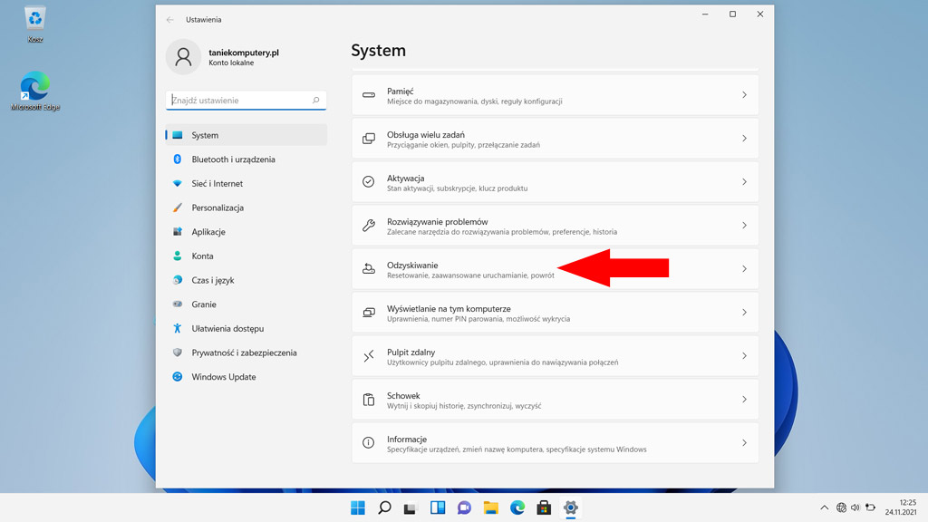 Jak uruchomić ustawienia Windows 11?