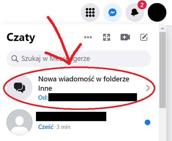 Jak wejść w pliki na Messengerze?