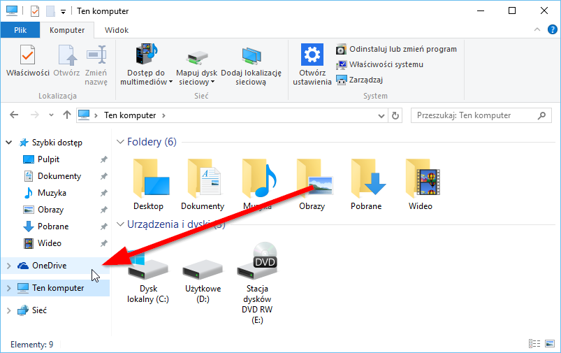 Jak wyłączyć dostęp do OneDrive?