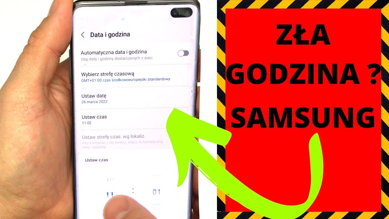Jak zmienić godzinę w telefonie?