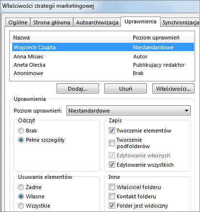 Jak zmienić ustawienia folderów?