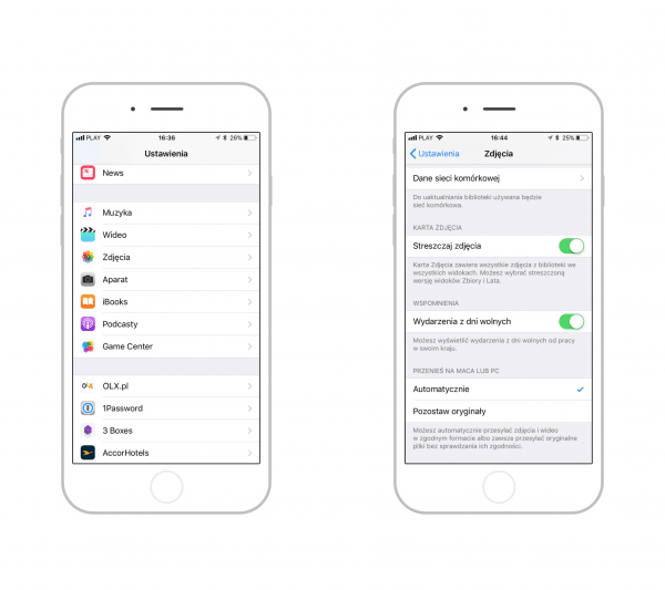 Jak przenieść zdjęcia do galerii iphone?