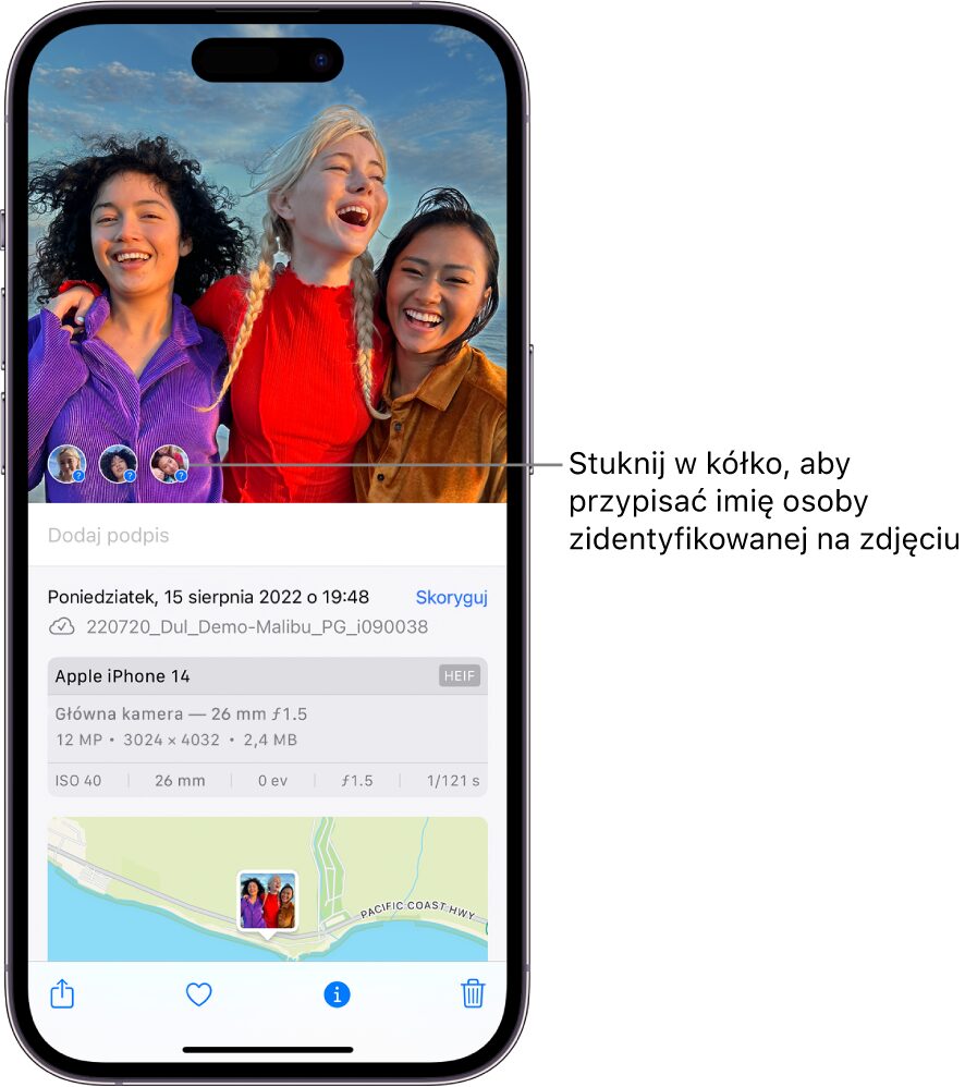 Jak rozwinac serie zdjec iPhone?
