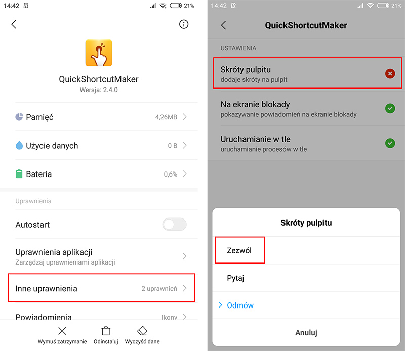 Jak wylaczyc aplikacje w MIUI?