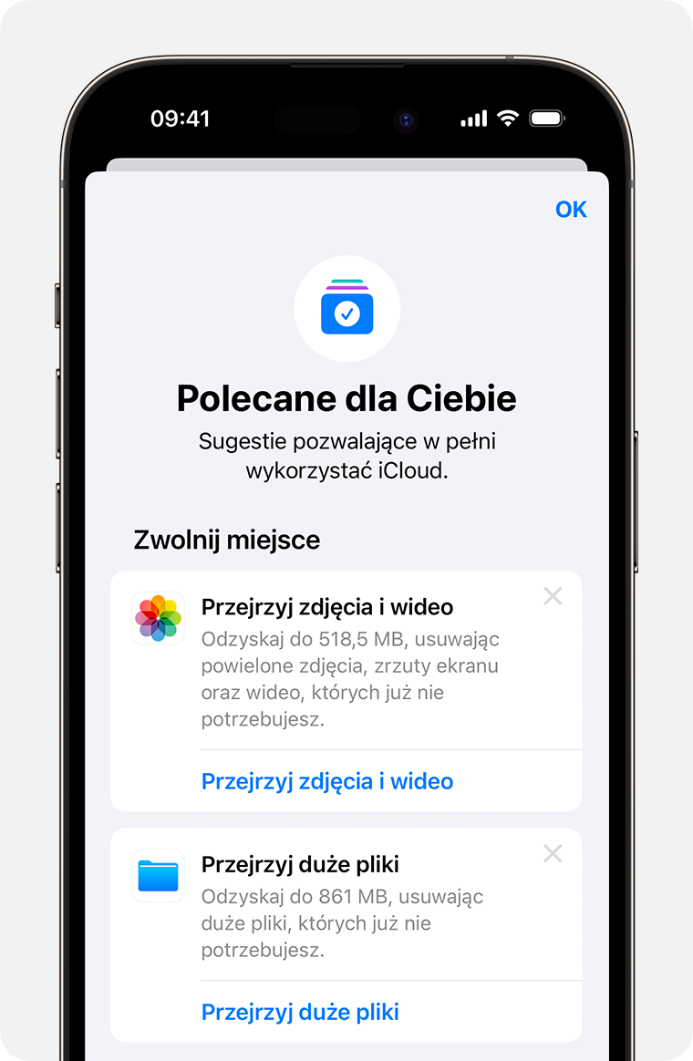 Co można przechowywać w iCloud?