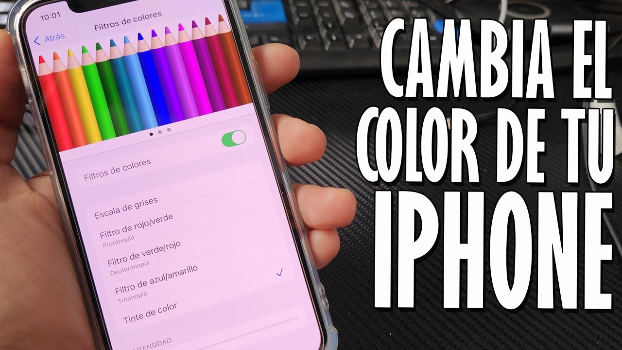 ¿Cómo configurar los colores de mi iPhone?
