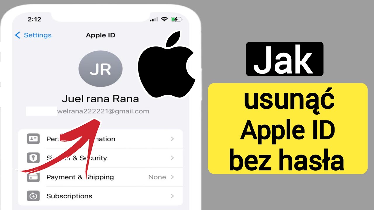 Czy można usunac Apple ID Bez hasła?