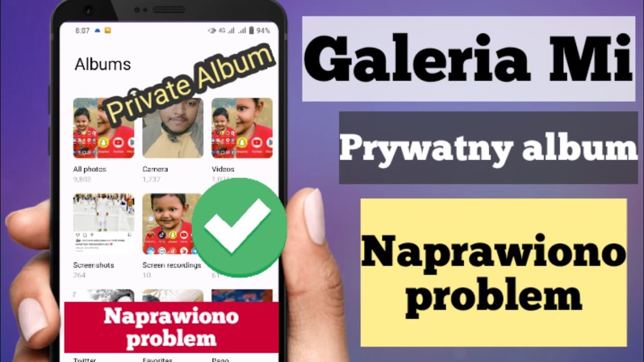 Gdzie jest prywatny album w galerii?
