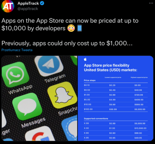 Ile kosztuje aplikacja App Store?