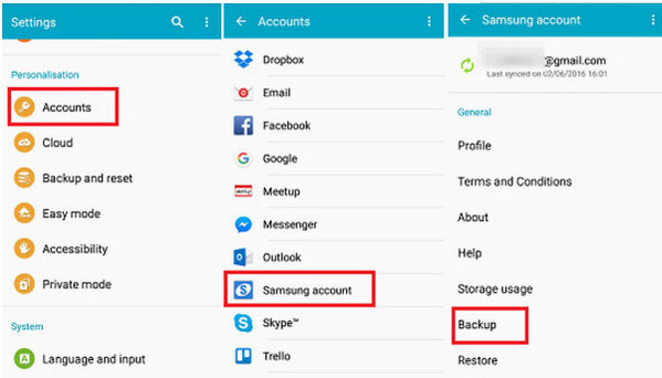 Jak odzyskac dane z konta Samsung?