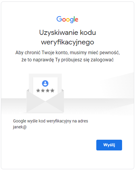 Jak odzyskać kod weryfikacyjny?