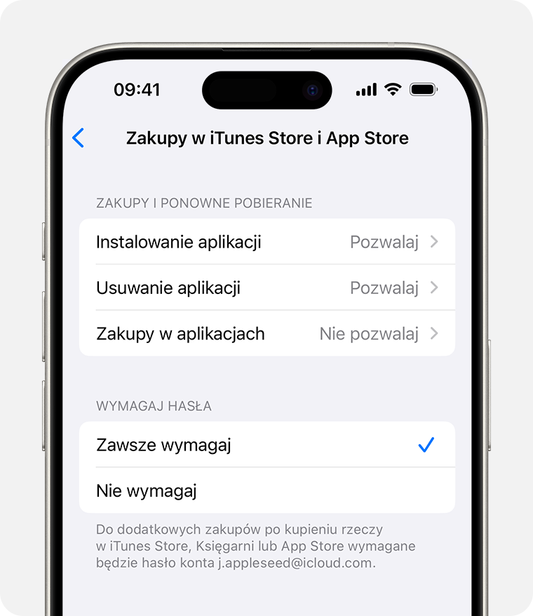 Jak wyłączyć zakupy w App Store?