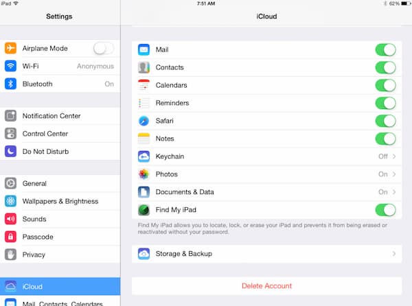 Jak zlikwidować iCloud?