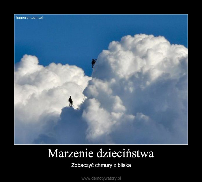 Czy chmurę można dotknąć?