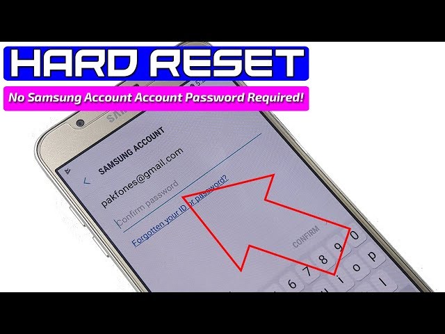 Czy Hard Reset usuwa konto Samsung?