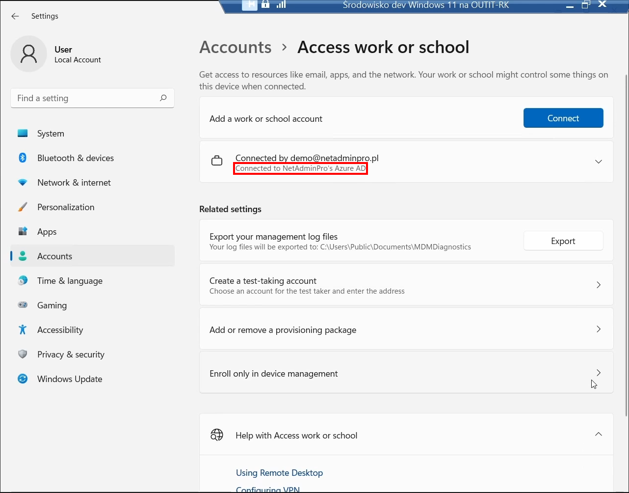 Jak dodać komputer do Azure?