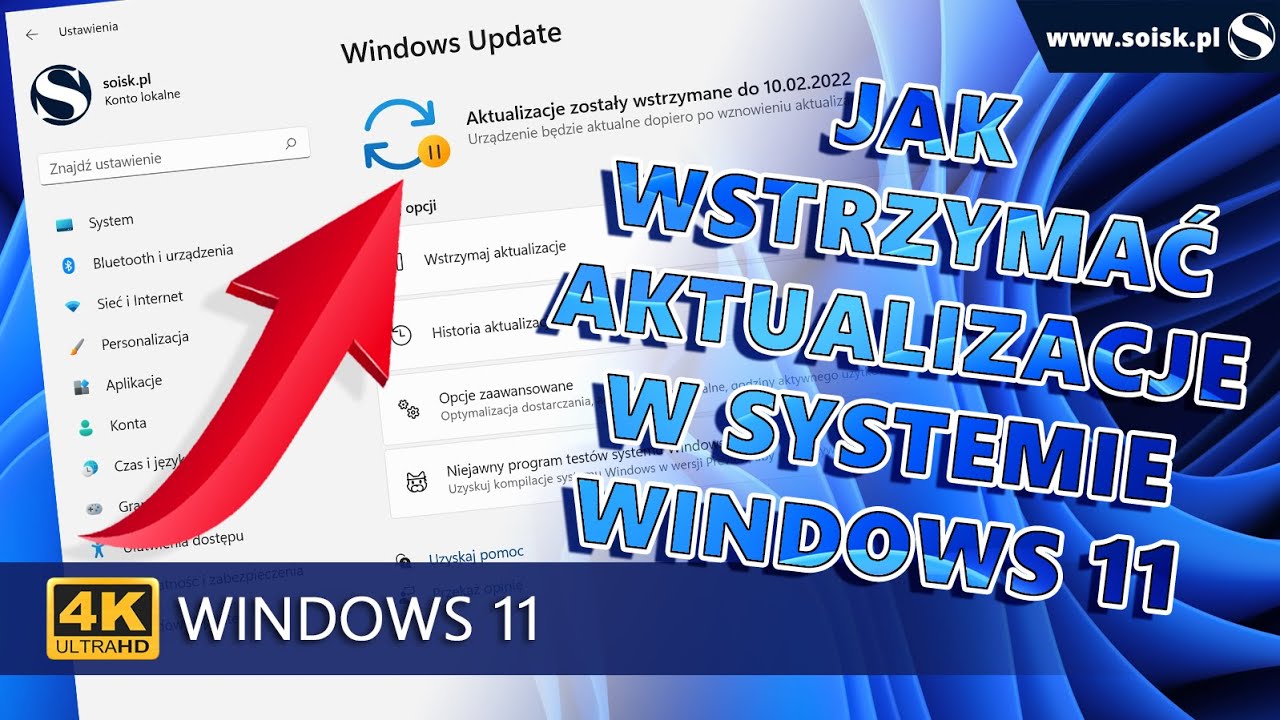 Jak przerwać aktualizację Windows 11?