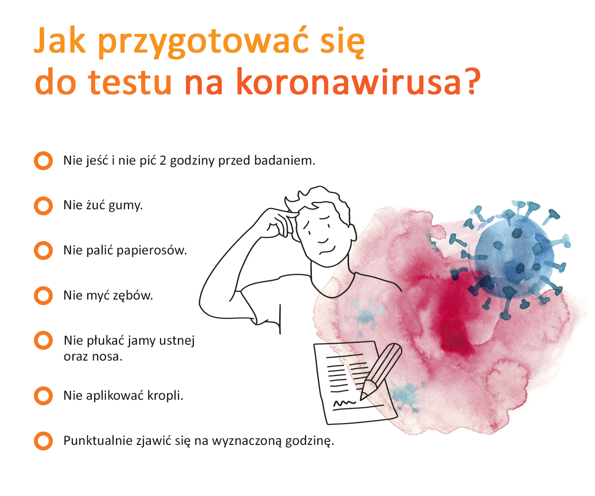 Jak samemu skierować się na test?