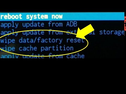 Co to znaczy wipe data factory reset?
