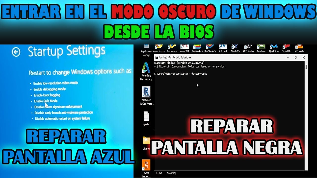 ¿Cómo arrancar en modo seguro desde la BIOS?