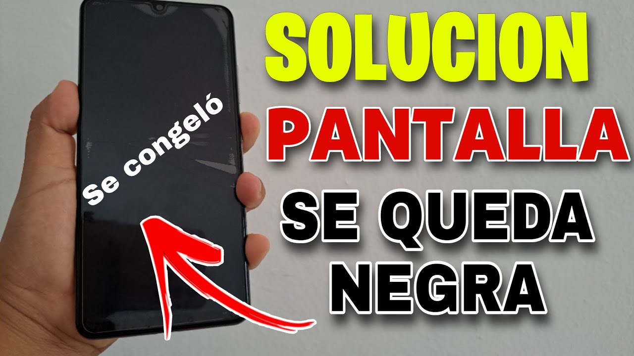 ¿Cómo reiniciar el celular con la pantalla en negro?