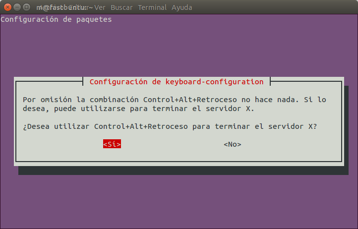 ¿Cómo reiniciar Ubuntu con teclado?