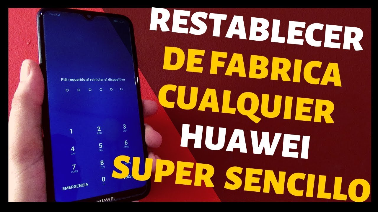 ¿Cómo resetear un Huawei con computadora?