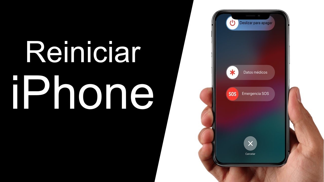 ¿Cómo se reinicia el iphone?