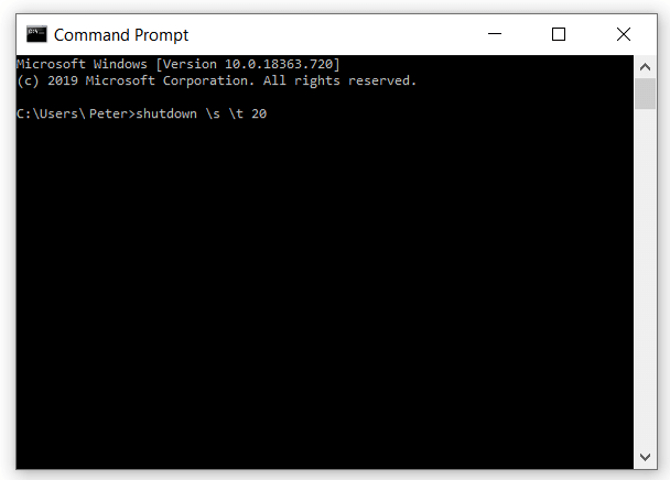¿Cómo usar el comando shutdown en Windows 10?
