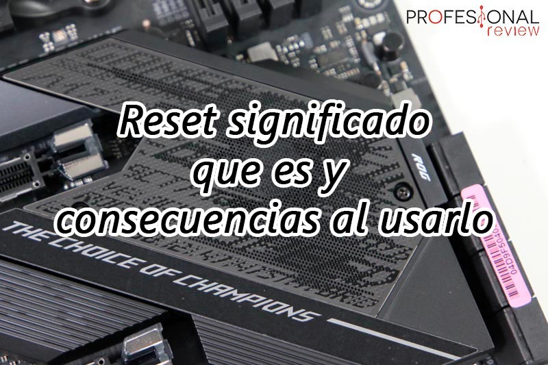 ¿Cuál es el botón de reset en la PC?