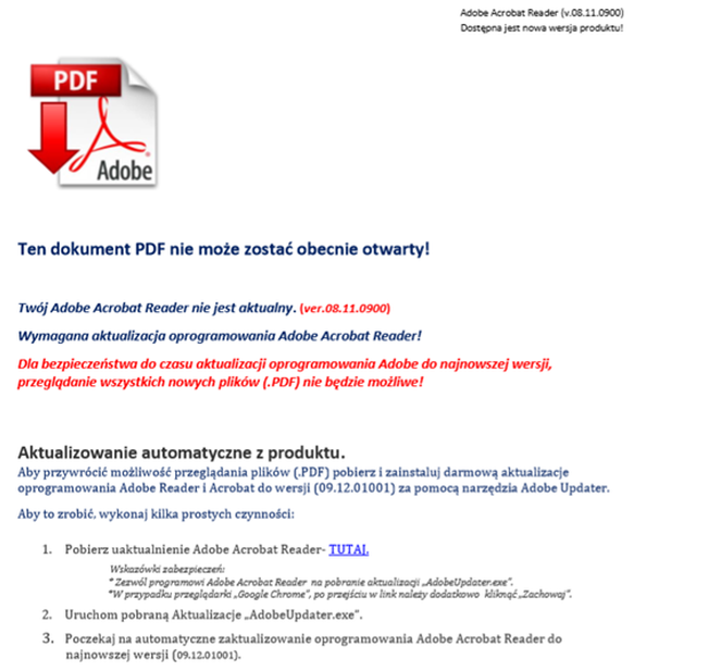 Czy plik PDF może być zainfekowany?