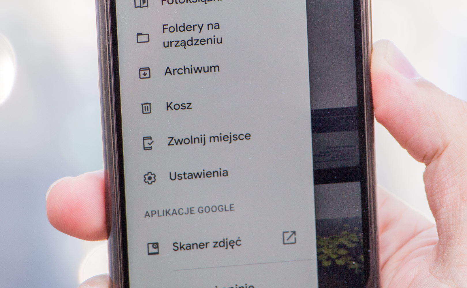 Gdzie znajde Kosz w Google?