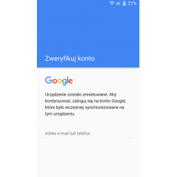 Jak usunąć konto Google po Hard Reset?
