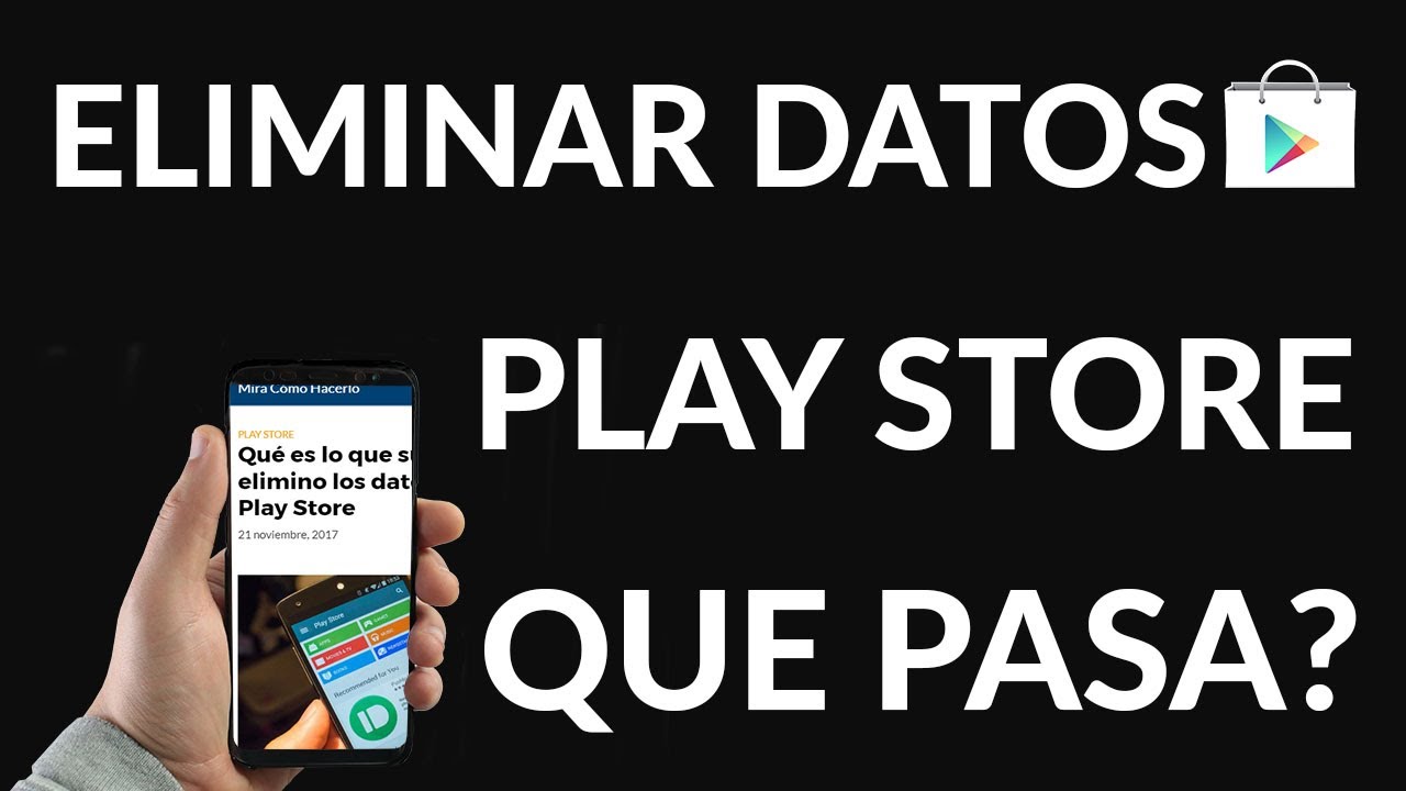 ¿Qué pasa si elimino todos los datos?