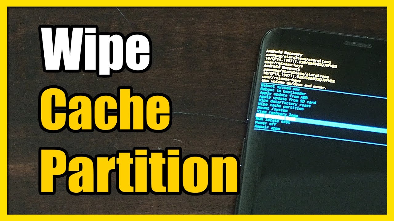 ¿Qué pasa si le doy a wipe caché partition?