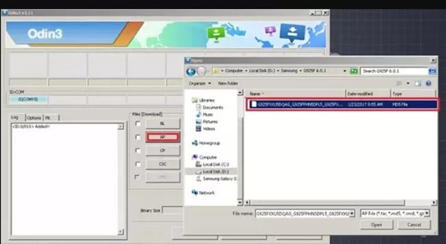 Can you remove FRP with Odin?