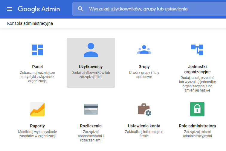 Co to jest konsola administracyjna Google?
