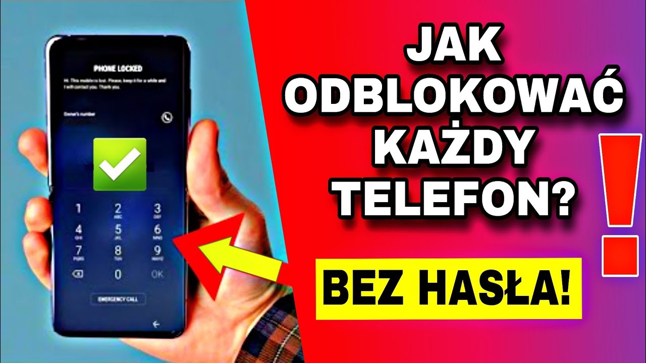 Co zrobić jak nie można odblokowac telefonu?