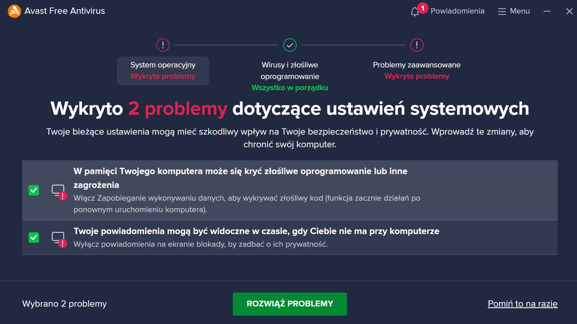 Czy Avast wystarczy?