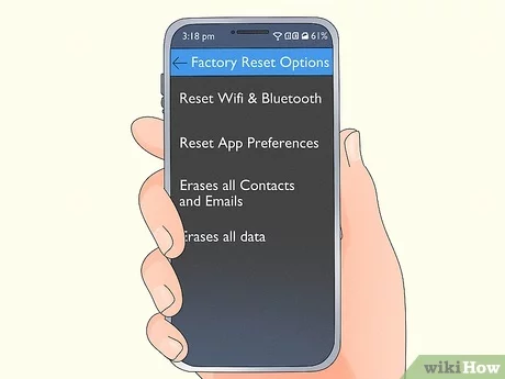 Does a factory reset delete photos?