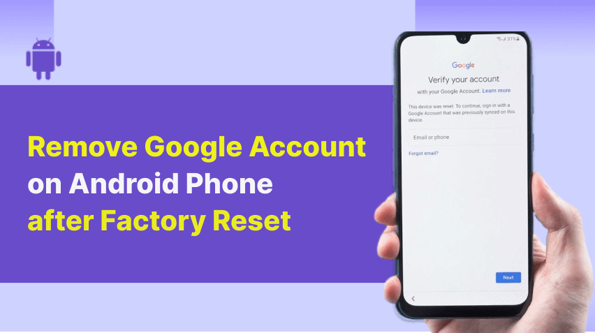 Does factory reset remove Google lock?