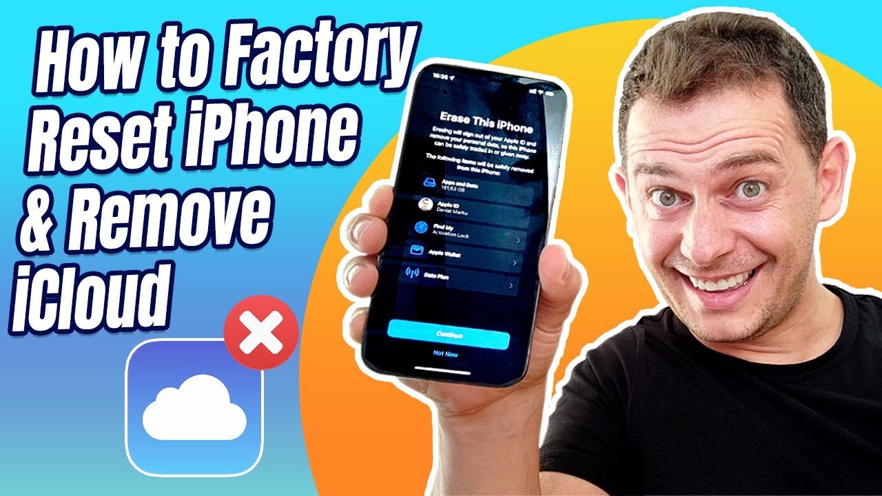 Does factory reset remove iCloud?