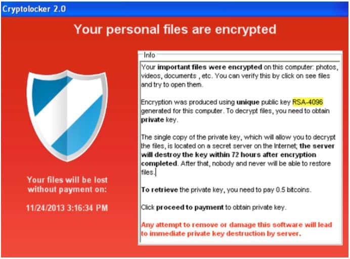 Does ransomware actually delete files?