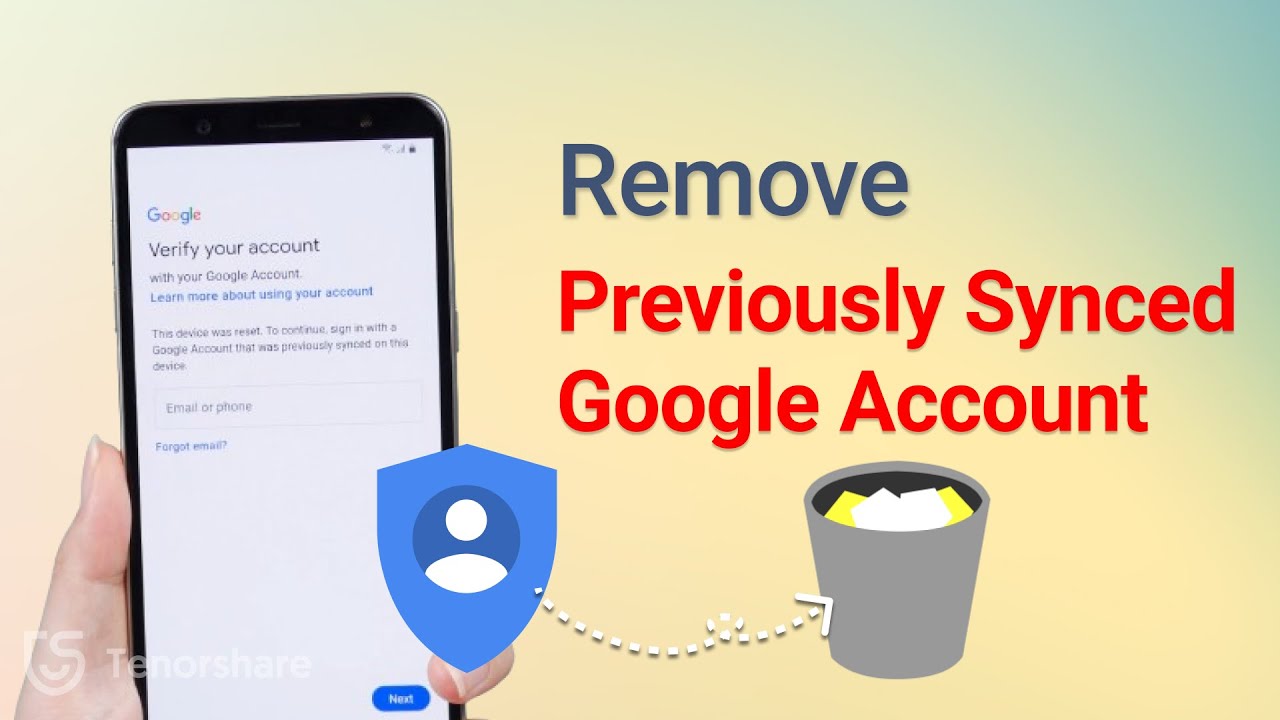 How can I remove the previous owners Google account in a pre owned device?
