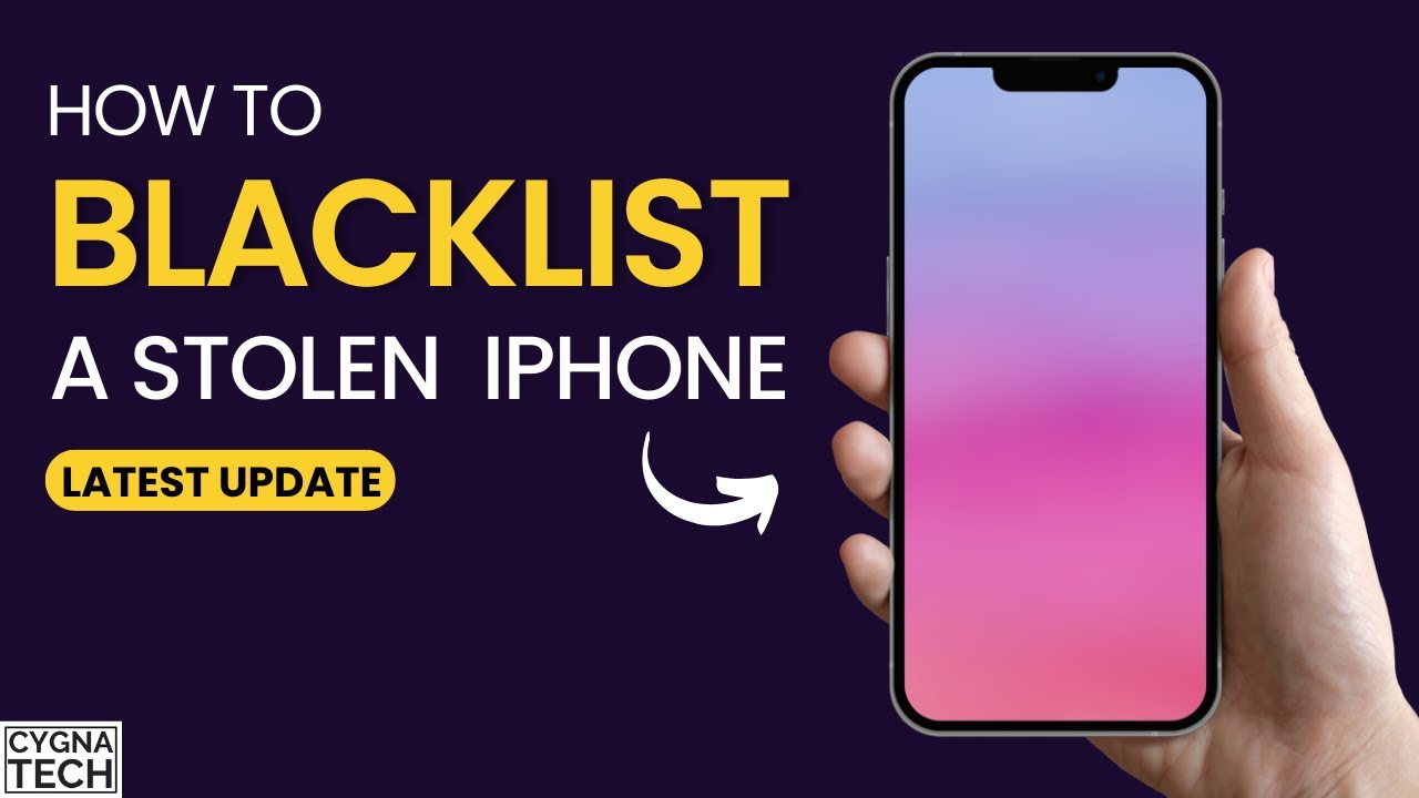 How do I blacklist a stolen phone?