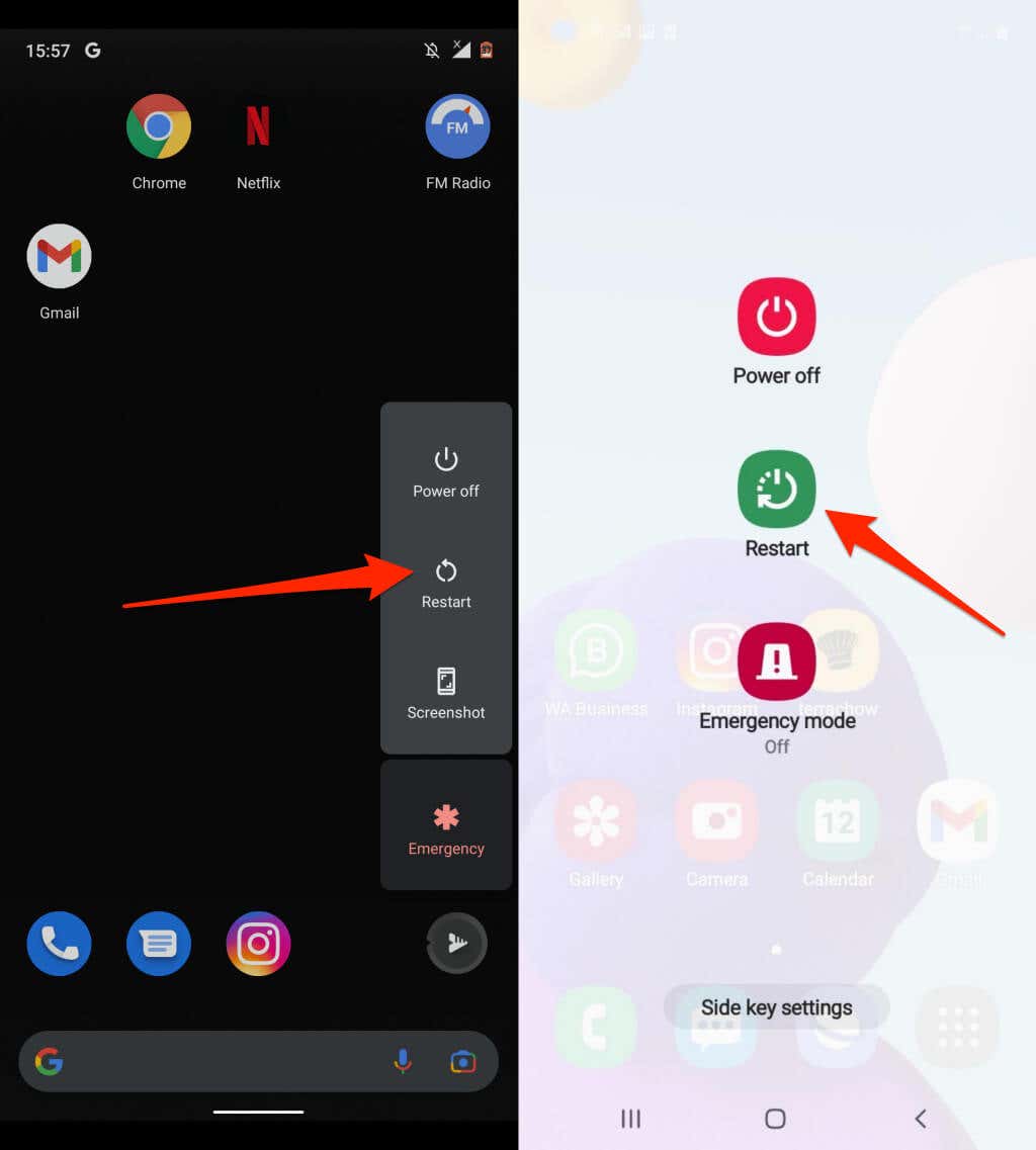 How do I force restart my phone?