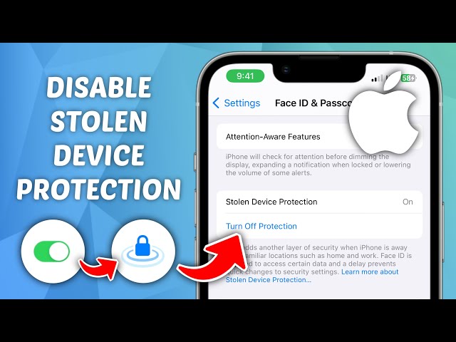 How do I turn off device protection feature?